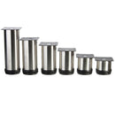 4 Pcs  Stainless Steel Furniture Legs Adjustable Cabinet Sofa Table Bed Feet