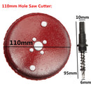 110-200mm M42 HSS Hole Saw Cutter Drill Bit Bi Metal Tip Drill For Aluminum Iron Wood