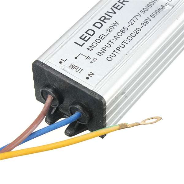 New 20W Waterproof IP67 Power Supply Constant Current LED Light Driver