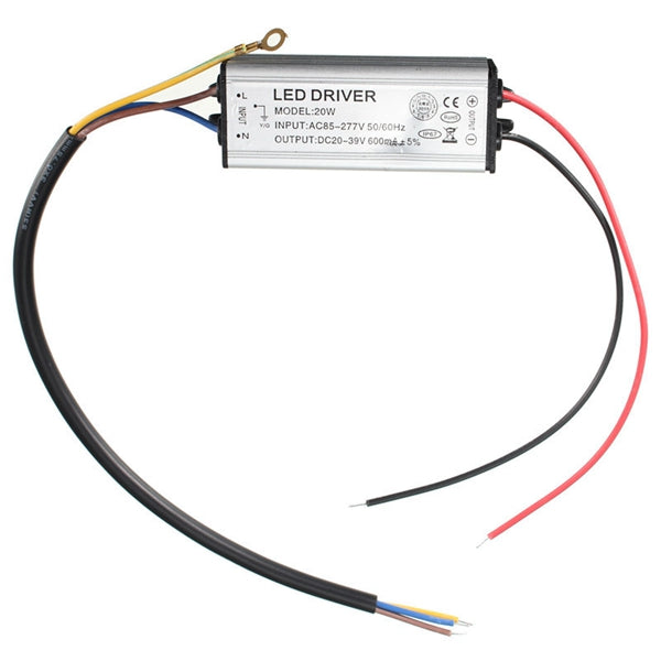 New 20W Waterproof IP67 Power Supply Constant Current LED Light Driver