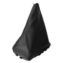 Leather Gear Stick Shift Knob Dustproof Cover Black for VW Golf MK4 1998-2003