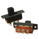 5pcs 6 Pins Slide Switch On/On Vertical Mini Miniature Terminals
