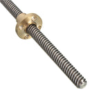 T8 250mm Lead Screw 8mm Thread 2mm Pitch Lead Screw with Brass Nut
