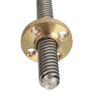Machifit 900mm Lead Screw 8mm Thread Stainless Steel Lead Screw with Flange Brass Nut