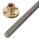 Machifit 600mm Lead Screw 8mm Thread Lead Screw 2mm Pitch Lead Screw with Brass Nut