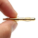 Amass 4mm Banana Bullet Connector Plug With Black Red Rubber sheath
