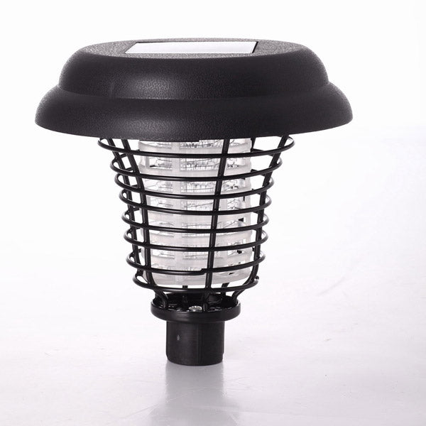 Garden Solar Power LED Mosquito Killer Lamp Yard Plastic Waterproof Lawn Light