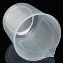 25mL To 1000mL Graduated Clear Plastic Beaker Volumetric Container For Laboratory