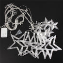 168 LED Flashing Star String Fairy Lights Wedding Curtain Light 220V 5 Modes