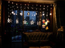 168 LED Flashing Star String Fairy Lights Wedding Curtain Light 220V 5 Modes