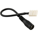 Solderless Female Barrel Power Connector for 8mm 3528 LED Strip Light