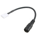 Solderless Female Barrel Power Connector for 8mm 3528 LED Strip Light