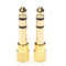 2PCS 6.5mm Male to 3.5mm Female Audio Connector