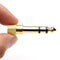 2PCS 6.5mm Male to 3.5mm Female Audio Connector
