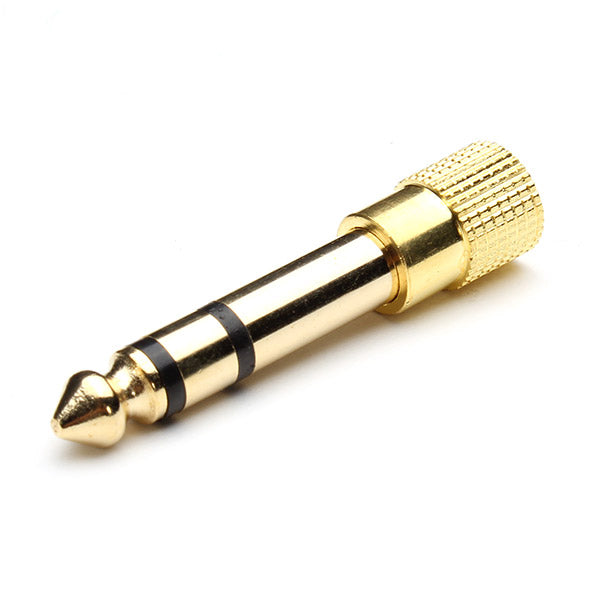 2PCS 6.5mm Male to 3.5mm Female Audio Connector