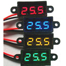 RIDEN 0.28 Inch Mini Waterproof Volt Meterr 3.5-30V Digital Voltage Tester Meter