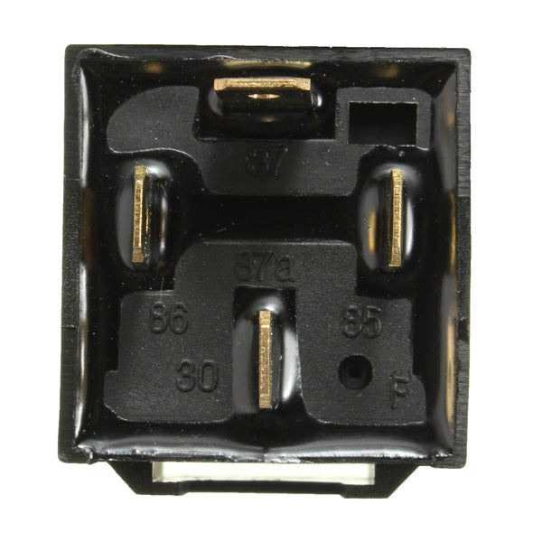 40A AMP 12V 4 Pin Relay Socket Base Terminals For Motorcycle Car Van Boat Automotive