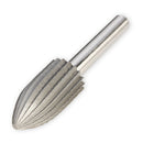 Drillpro 6pcs 6mm Shank Tungsten Steel Rotary File Cutter Engraving Grinding Bit For Rotary Tools