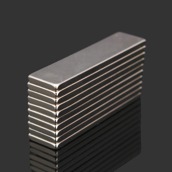 10pcs N52 40x10x2mm Super Strong Block Cuboid Magnets Rare Earth Neodymium Magnets