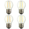 E27 G45 2W Warm White/ White Edison Filament LED COB Dimmable Lamp AC220V/110V
