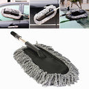Car Wash Cleaning Brush Duster Dust Wax Mop Microfiber Telescoping Dusting Tool