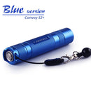Convoy S2+ Blue L2 7135x8 3/5 Modes EDC LED Flashlight