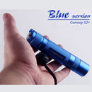 Convoy S2+ Blue L2 7135x8 3/5 Modes EDC LED Flashlight
