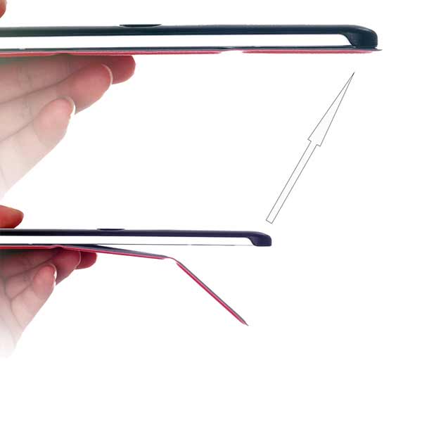 Tri-fold Stand PU Leather Case for Samsung Tab S2 T815