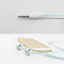 Langston Langsdom JM26 3.5mm In-ear Flat Wire Headphone Earphone With Mic