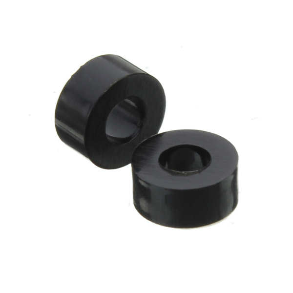Suleve M3NW2 Flat Nylon Washer Black Round Spacer Waser OD 8mm for M3 Screws 50pcs