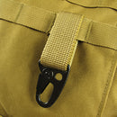 Carabiner Hook Webbing Buckle Nylon Molle Belt Hanging Key Ring Outdoor Tool