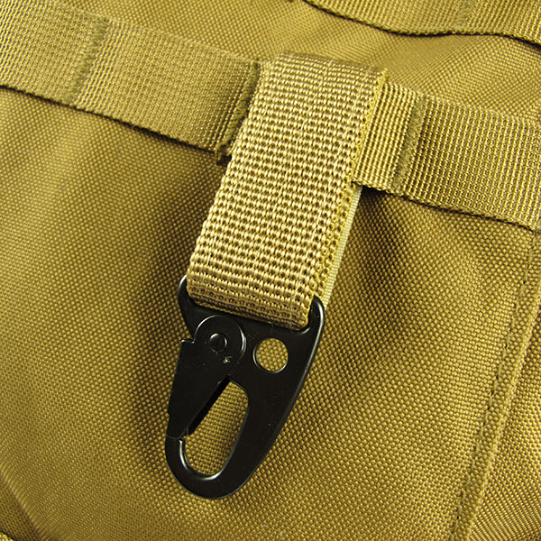 Carabiner Hook Webbing Buckle Nylon Molle Belt Hanging Key Ring Outdoor Tool