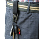 Carabiner Hook Webbing Buckle Nylon Molle Belt Hanging Key Ring Outdoor Tool