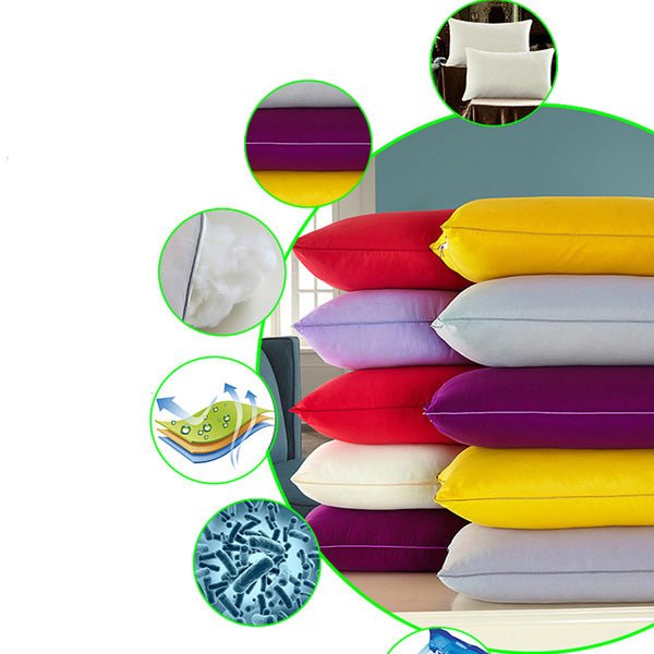 46X72cm Super Soft Microfiber Pillow With High Elastic Pillow Core Health Care Throw Pillow