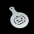 8Pcs Halloween Cappuccino Latte Art Coffee Stencils Duster Cake Icing Spray