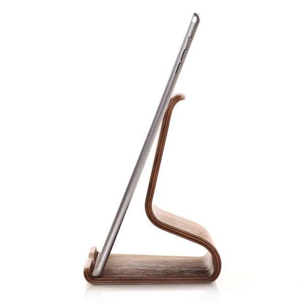 Samdi Universal Wooden Tablet Holder Stand for Tablet Cell Phone
