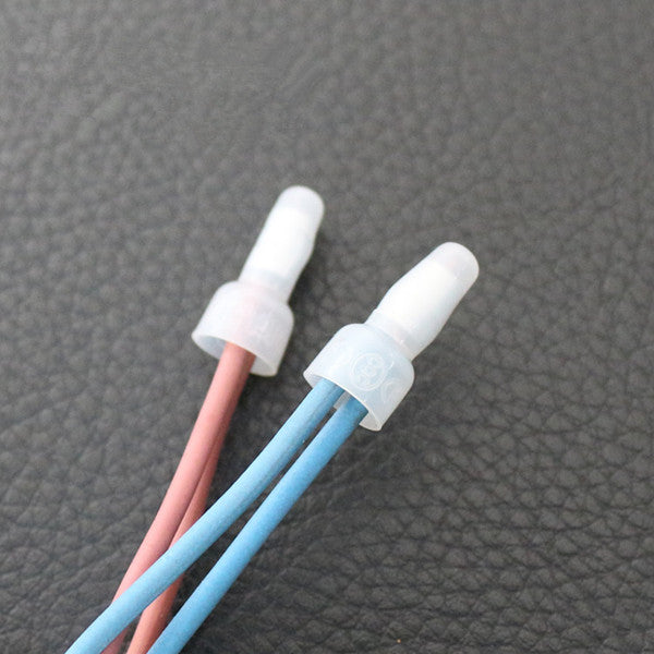 Excellway WC01 100pcs Terminals Pressure Line Cap Wire Connector Wiring Connector Cap