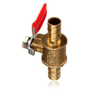 1/4 Inch Brass Barb Ball Valves For 8MM Water Tube