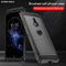Brushed Texture Carbon Fiber Shockproof TPU Case for Sony Xperia XZ3(Black)