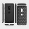 Brushed Texture Carbon Fiber Shockproof TPU Case for Sony Xperia XZ3(Black)