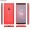 Brushed Texture Carbon Fiber Shockproof TPU Case for Sony Xperia XZ3(Red)