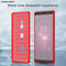 Brushed Texture Carbon Fiber Shockproof TPU Case for Sony Xperia XZ3(Red)