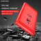 Brushed Texture Carbon Fiber Shockproof TPU Case for Sony Xperia XZ3(Red)