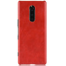 Shockproof Litchi Texture PC + PU Case for Sony Xperia 1 (Red)