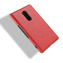 Shockproof Litchi Texture PC + PU Case for Sony Xperia 1 (Red)