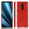 Shockproof Litchi Texture PC + PU Case for Sony Xperia 1 (Red)