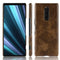 Shockproof Litchi Texture PC + PU Case for Sony Xperia 1 (Brown)
