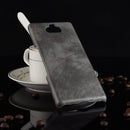 Shockproof Litchi Texture PC + PU Case for Sony Xperia 10 (Grey)