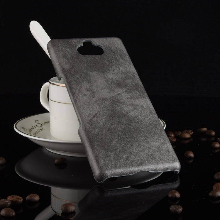 Shockproof Litchi Texture PC + PU Case for Sony Xperia 10 (Grey)