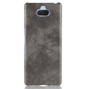 Shockproof Litchi Texture PC + PU Case for Sony Xperia 10 (Grey)